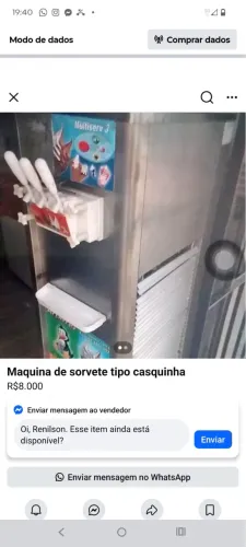 Máquina de sorvete 