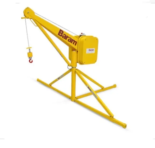 MINI GRUA 500KG BARAN PARA CONSTRUÇÃO CIVIL