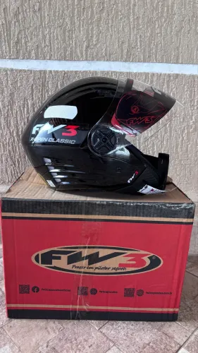 Capacete fw3 preto n58 zero