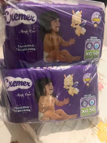 Fraldas xg creme magic café