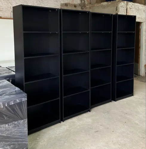 ARMÁRIO MULTIUSO DE MDF PRETO DIRETO DA FÁBRICA