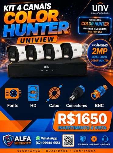 Kit câmeras de segurança