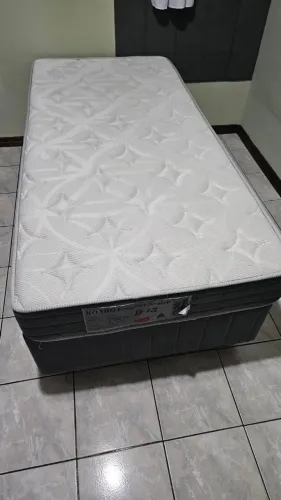 Cama Box Solteiro + Colchão