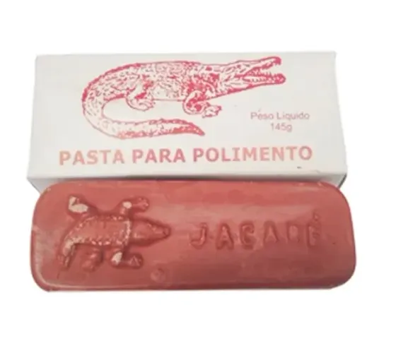 Pasta Rosa Jacaré para Espelhamento em Joiás Ouro Inox Alumínio etc