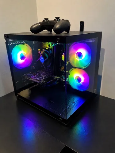 Kit 3 Fans RGB Bluecase 120mm Rainbow Gamer