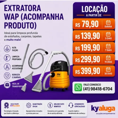 ALUGUEL - extratora Wap 