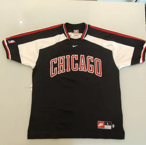 Blusa aquecimento Chicago Bulls 1998 Raridade