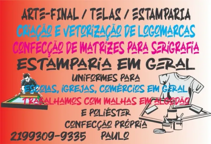 estamparia e confecçao