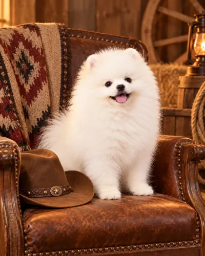Lulu da pomerania 16x no cartão 