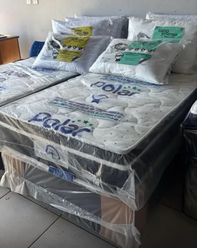 Cama baú e colchão