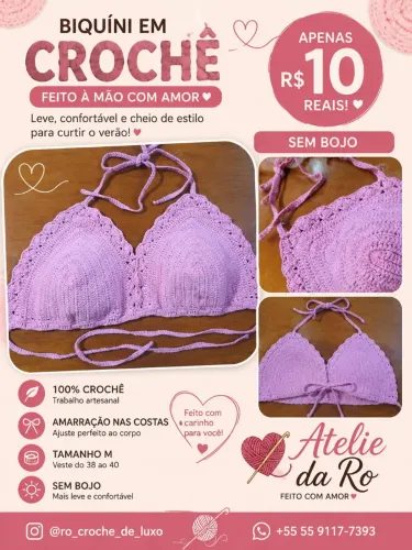 Biquini em croche