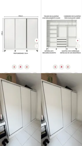 Vendo guarda roupa casal Semi novo