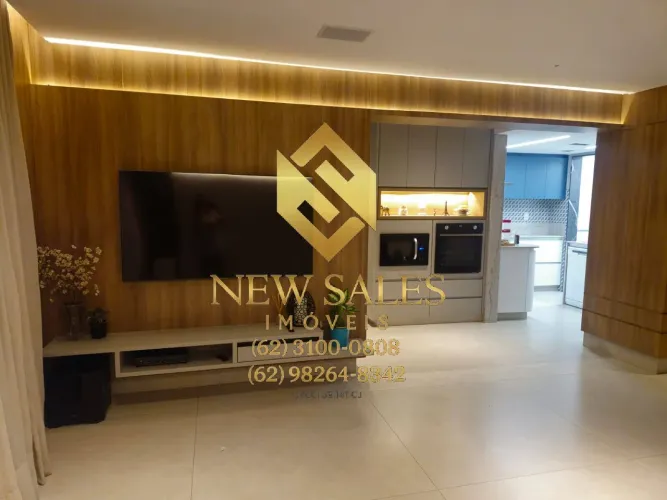 Apto- 3 suítes, sendo 1 com banheira, 121m², 1 vaga, nascente- Setor Oeste