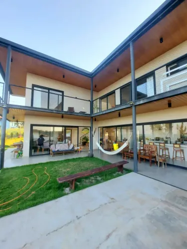 Casa com vista mar em condomínio no Mar do Norte, Rio das Ostras