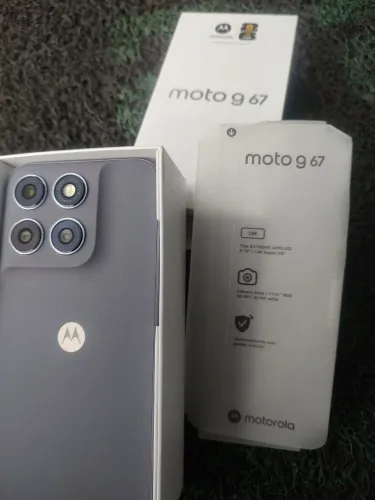 Moto G67 5G lançamento, novo sem uso, nota fiscal