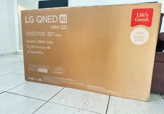 Smart 55? LG QNED MINI LED inteligência artificial UHD Wi-Fi com Xbox integrado