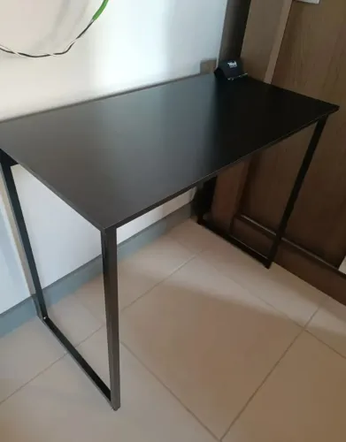 Escrivaninha Nova Preta 110cm - Ideal para Notebook, Home Office, Estudos e Gamer