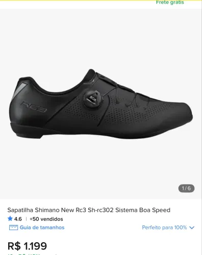 VENDO SAPATILHA SHIMANO NEW Rc3