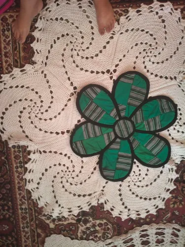 Tapete 1m em croche