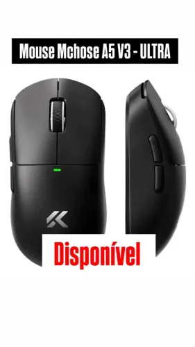 Mouse Mchose A5 V3 ULTRA 8khz 56g 500mAh 3395 - Shape SUPERLIGHT