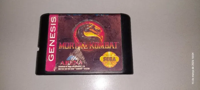 Fita Mega Drive - Mortal Kombat