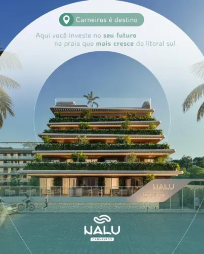 Imóvel para venda possui 30 metros quadrados com 1 quarto em Praia dos Carneiros - Tamanda