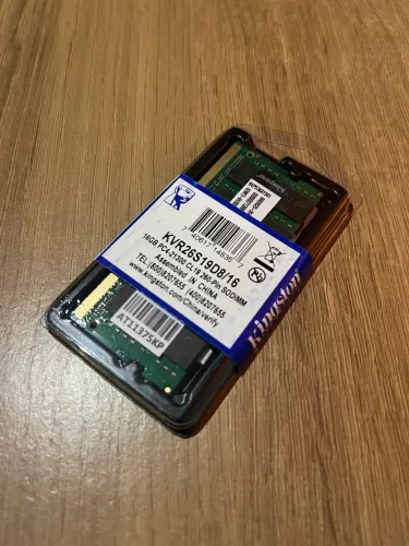 Memória RAM Kingston 16GB Notebook (nova)