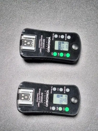Kit Yongnuo RF-605C para Canon - 2 Transceptores Sem Fio | R$ 300,00