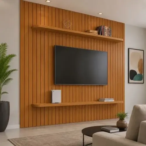 Painel ripado elegante