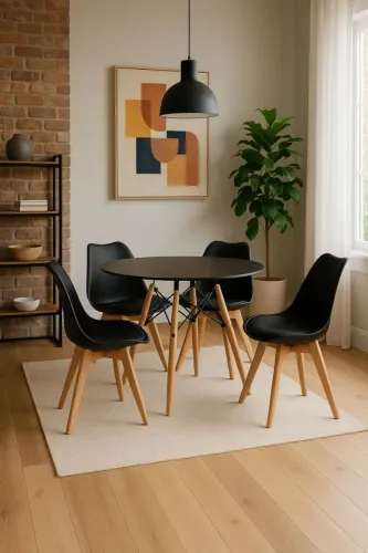 Mesa 90cm de diâmetro Eames Eiffel