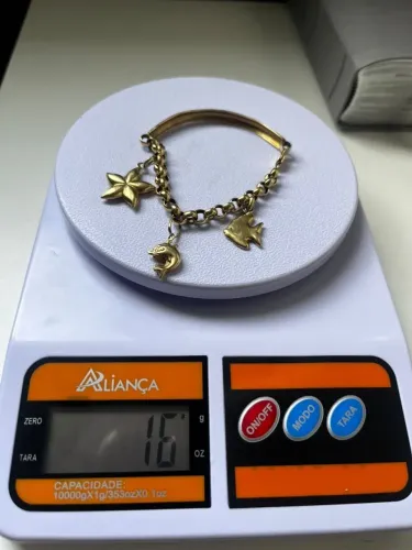 Pulseira de ouro 16 gramas