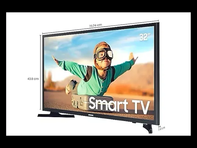 Smart TV Samsung 32" T4300 - Perfeito Estado (c/ Controle Original)
