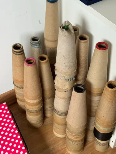 Cones de papelão