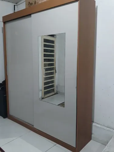 Guarda Roupas 2 portas com espelho