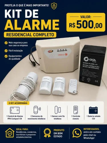 Kit de alarme residencial