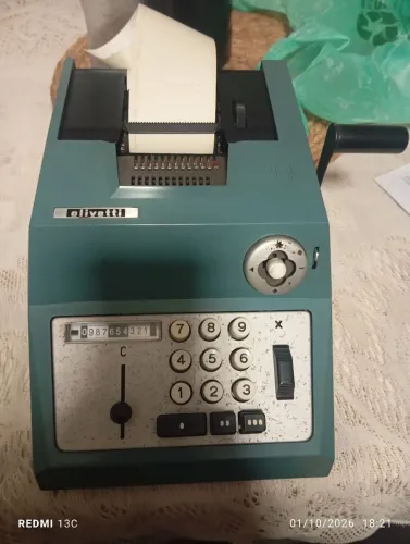 Calculadora Antiga Olivetti Summa Prima 20 - Colecionador / Vintage Retro