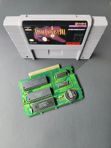 Final Fantasy III Super Nintendo 100% Original NTSC