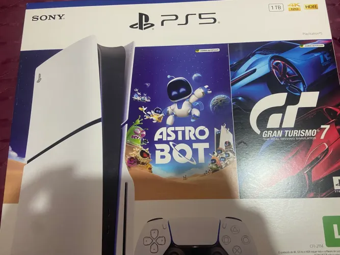 Ps5 slim disk/1TB | mídia Física e digital.