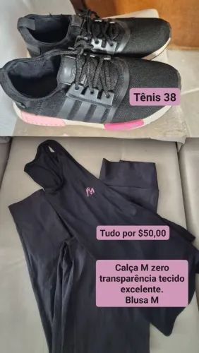 Kit roupa+tênis