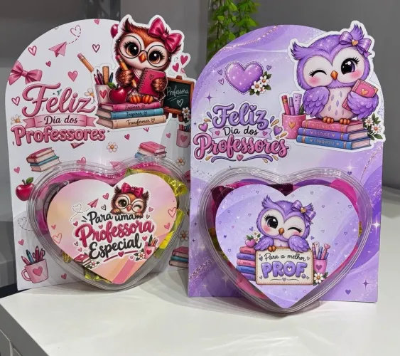 Caixas personalizadas/ lembrança para dia dos professores
