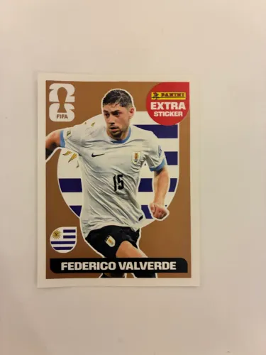 Figurinha da copa legend 2026 bronze - Frederico Valverde 