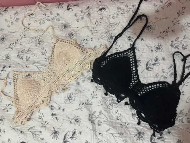 Top de crochê shein