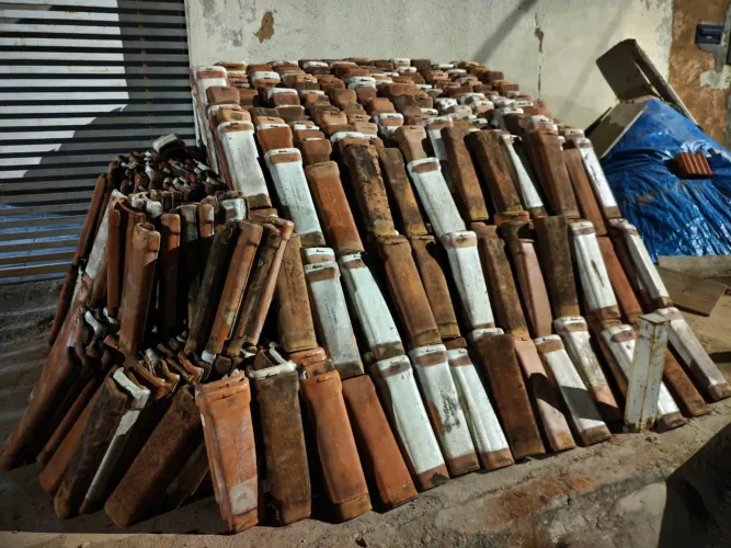 Telhas de barro