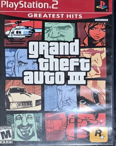 DVD original GTA III para PlayStation 2 - Pouco Usado
