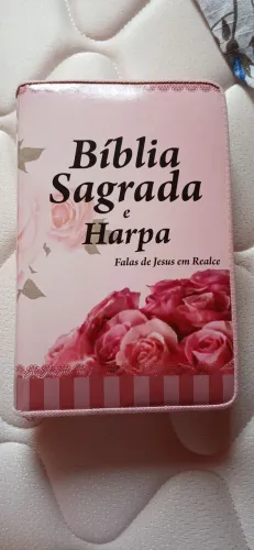 Bíblia rosa novinha