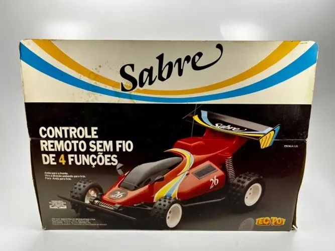 CAIXA E BERÇO CARRINHO SABRE TECTOY