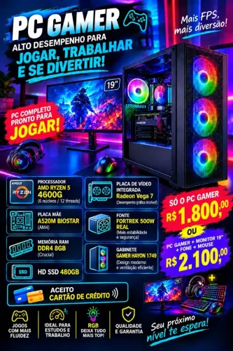 Vendo PC Gamer
