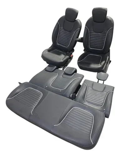 Jogo Banco De Couro Renault Captur 2018  C/ Detalhe