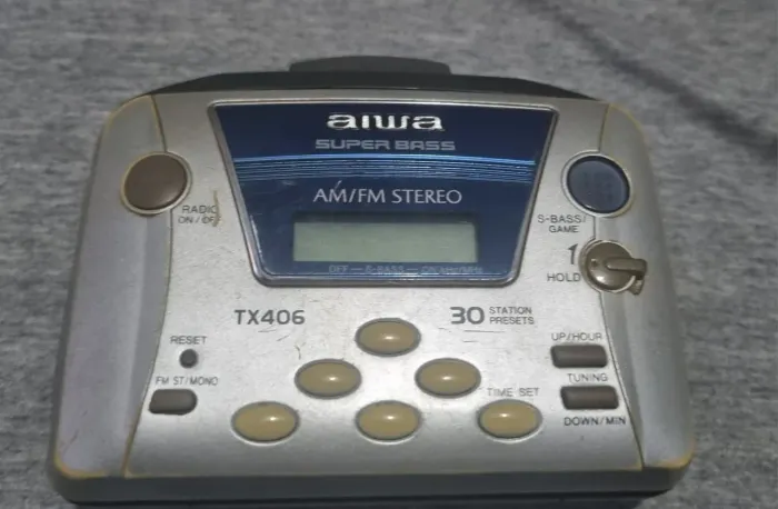 Walkman Retrô Aiwa TX406 Digital - Funcionando (Ler Descrição)