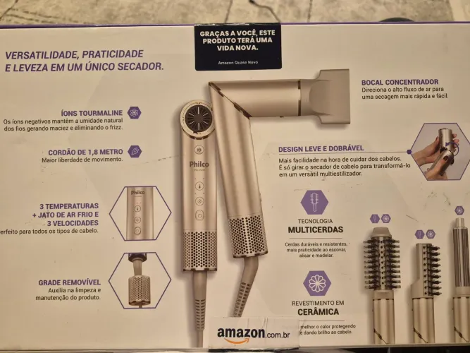 Secador de cabelos 4 em 1 philco